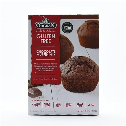 Orgran Gluten Free Chocolate Muffin Mix 375G