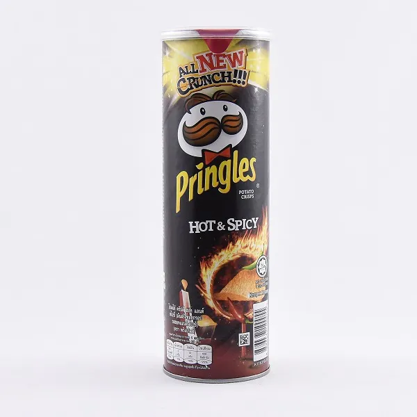 Pringles Hot & Spicy Potato Chips 110G