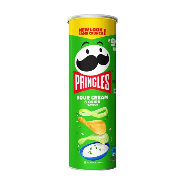 Pringles Sour Cream & Onion Potato Chips 110G