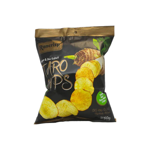 Rancrisp Pepper & Sea Salted Taro Chips 60G