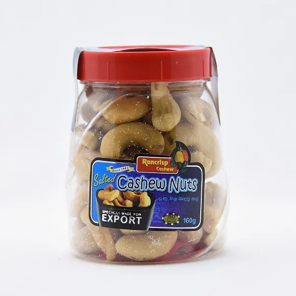 Rancrisp Salted Cashew Nuts Bottle 160G