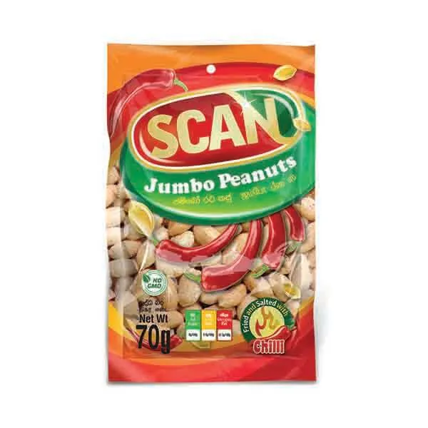 Scan Chillie Jumbo Peanuts 70G