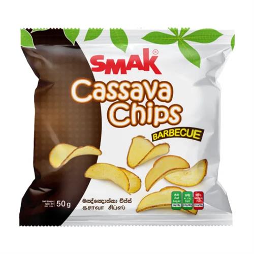 Smak Cassava Chips Barbecue 50G