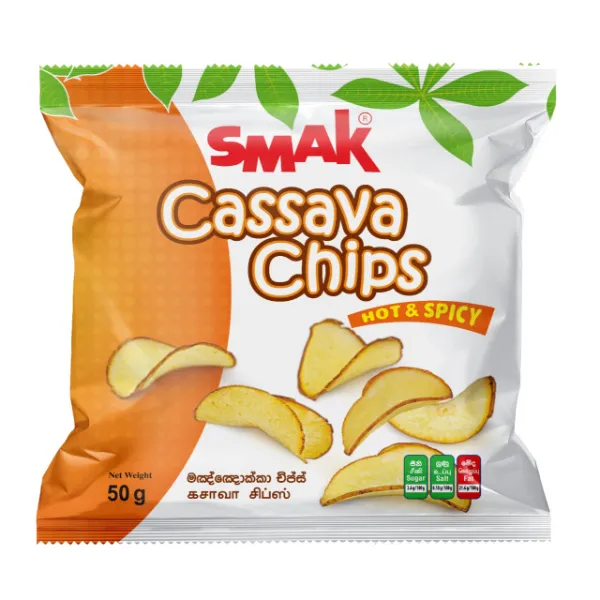 Smak Cassava Chips Hot & Spicy 50G