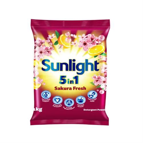 Sunlight Sukura Washing Detergent Powder 1Kg