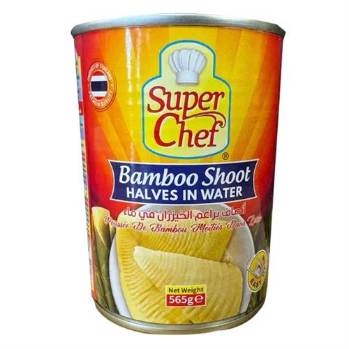 Super Chef Bamboo Shoots Halves In Water 400G