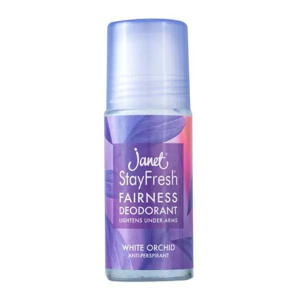 Janet Fairness Deo Roll On White Orchid 50Ml