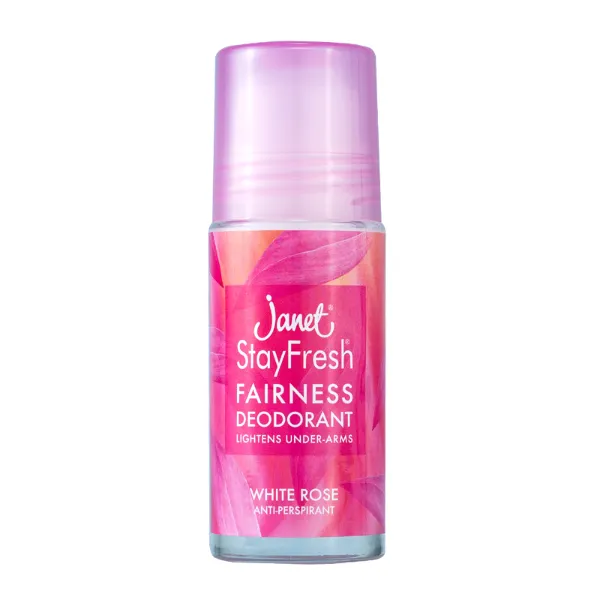 Janet Fairness Deo Roll On White Rose 50Ml