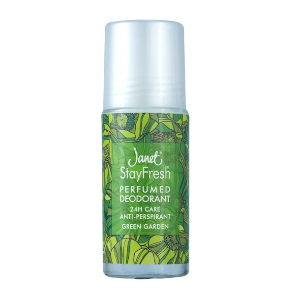 Janet Perfumed Deo Roll On Green Garden 50Ml