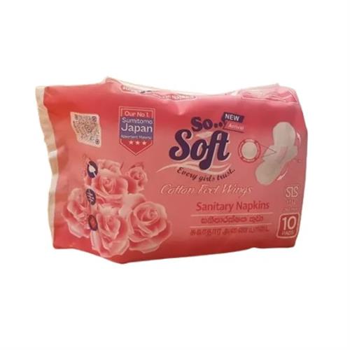 So Soft Sanitary Napkins Cotton Feel 10S