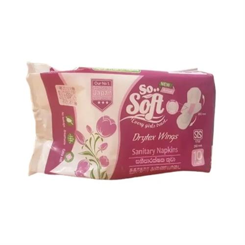 So Soft Sanitary Napkins Drytex 10S