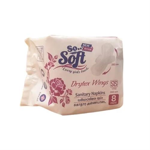 So Soft Sanitary Napkins Drytex 8S