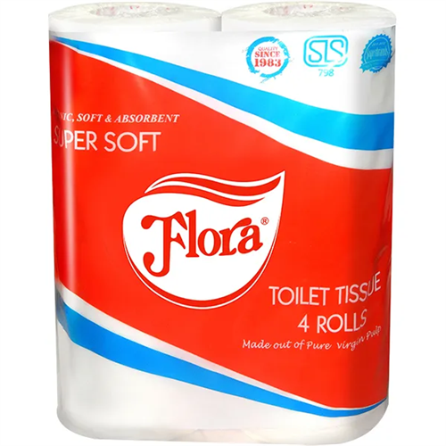 Flora Toilet Rolls 4S