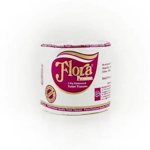 Flora Toilet Roll Embosse 3 Ply