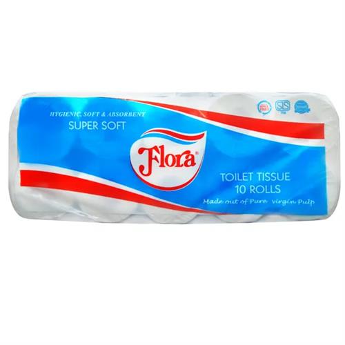 Flora Toilet Rolls 10S