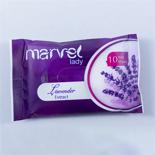 Marvel Lavender Lady Wet Wipe 10Pcs