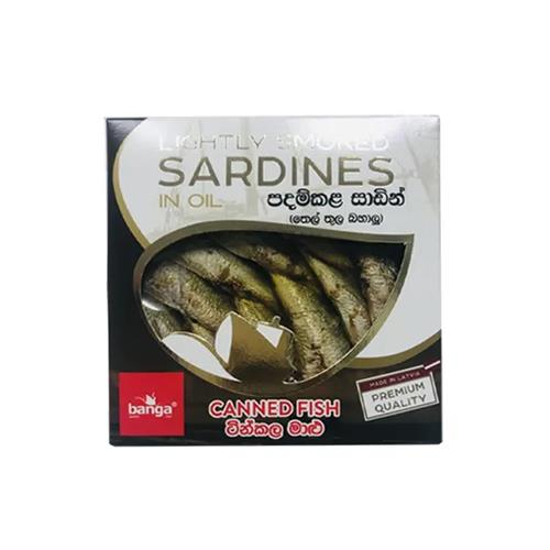 Banga Lightly Smoked Sardines In Oil 120G