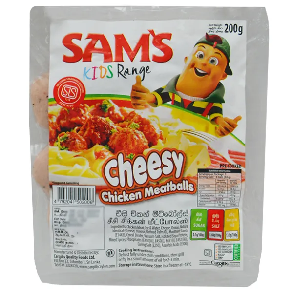 Sams Cheesy Chicken Meat Balls 200G