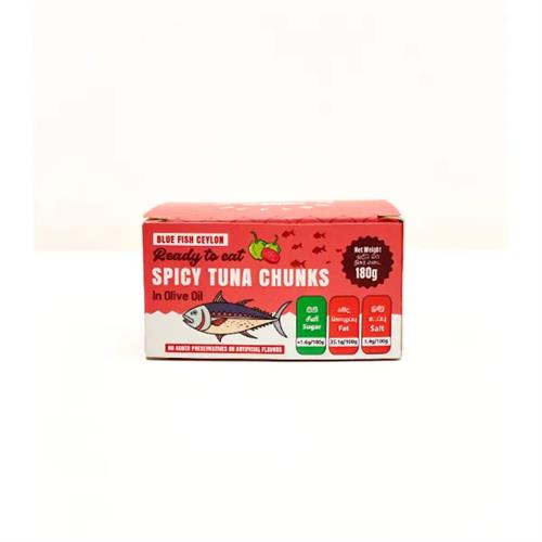 Blue Fish Ceylon Spicy Tuna Chunks In Olive Oil 180G