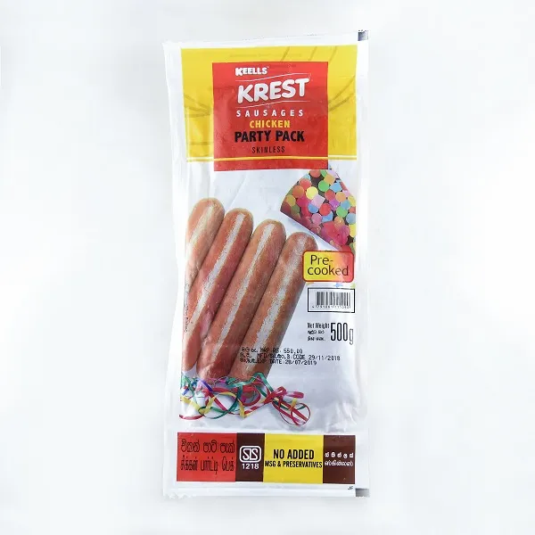 Keells Chicken Sausage Skinless 500G