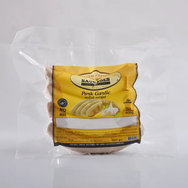 Pussalla Pork Sausage Garlic 400G