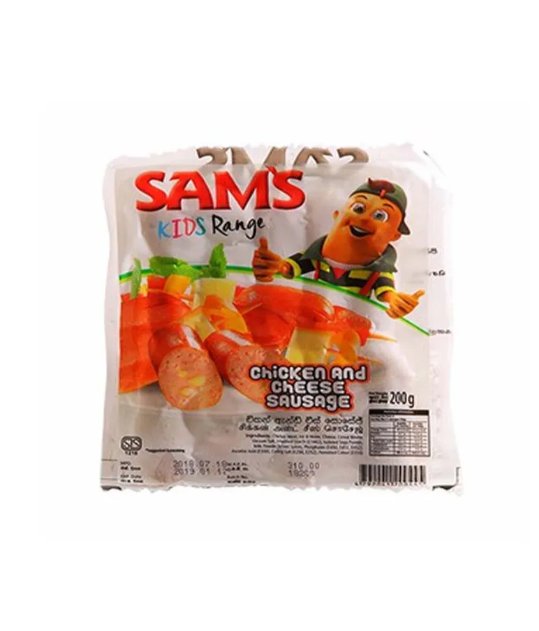 Sam'S Chicken & Cheese Sausage 200G