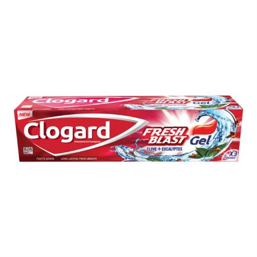 Clogard Tooth Paste Fresh Blast Gel Clove+Eucalyptus 120G