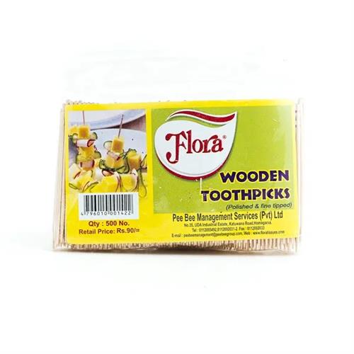 Flora Wooden Toothpicks 500S