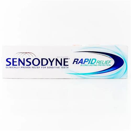 Sensodyne Tooth Paste For Sensitive Teeth Rapid Relief 120G