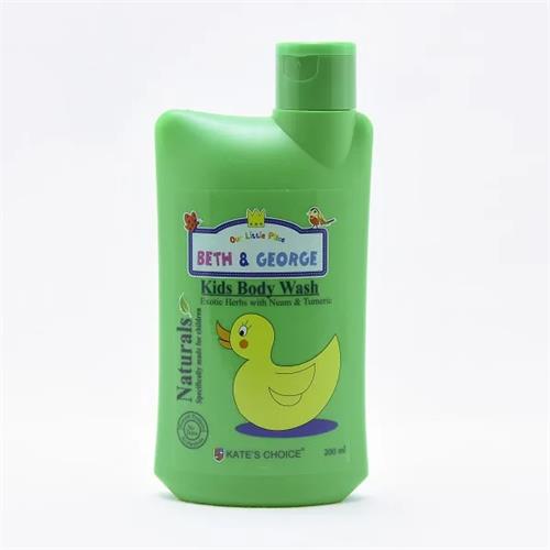 Kate'S Choice Kids Body Wash Neam & Herbs 200Ml
