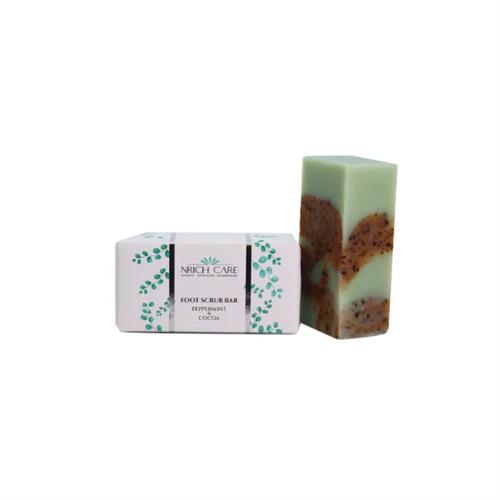 Nrich Care Foot Scrub Bar Peppermint And Cocoa 60G