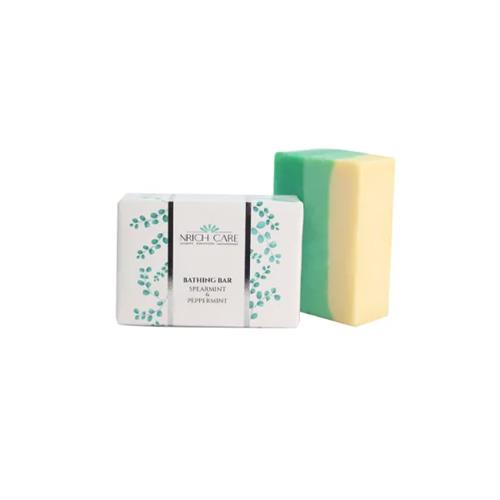 Nrich Care Scrub Bar Spearmint And Peppermint 85G