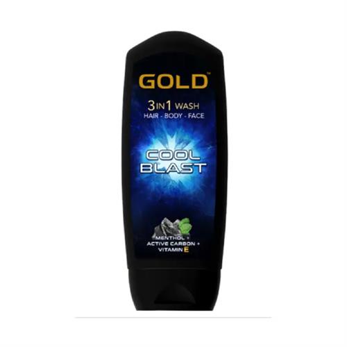 Gold 3 In 1 Mens Shower Gel 200Ml