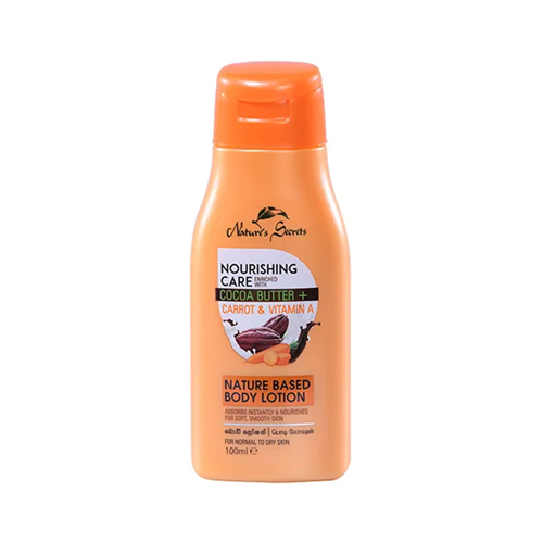 Nature'S Secrets Body Lotion Nourising Care With Carrot & Vitamin A 100Ml