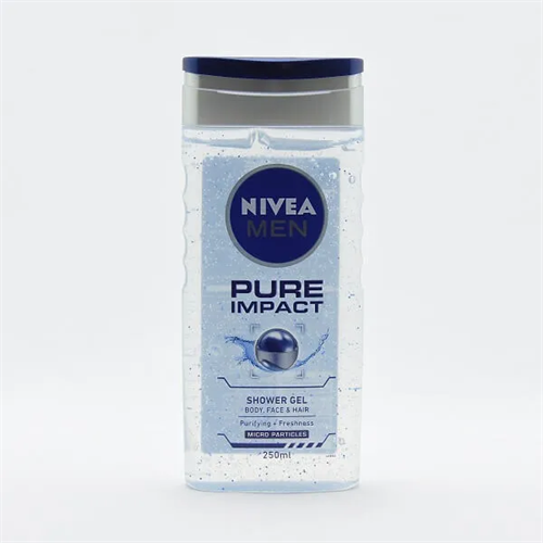 Nivea Shower Gel Men Pure Impact 250Ml