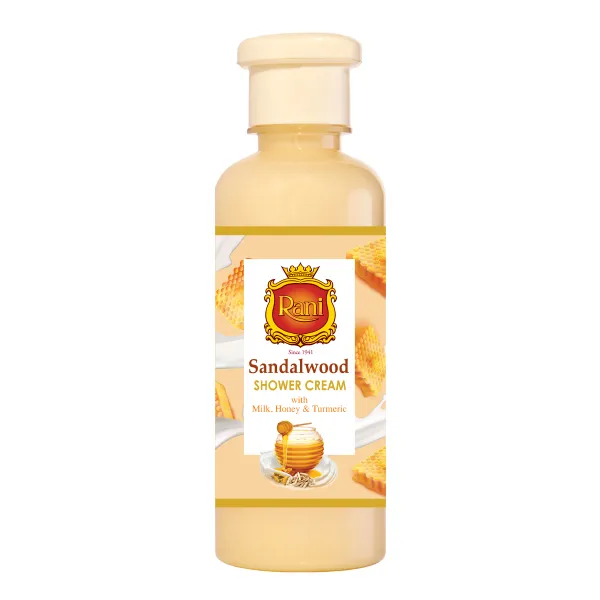 Rani Shower Cream Sandalwood With Honey & Turmeric 250Ml