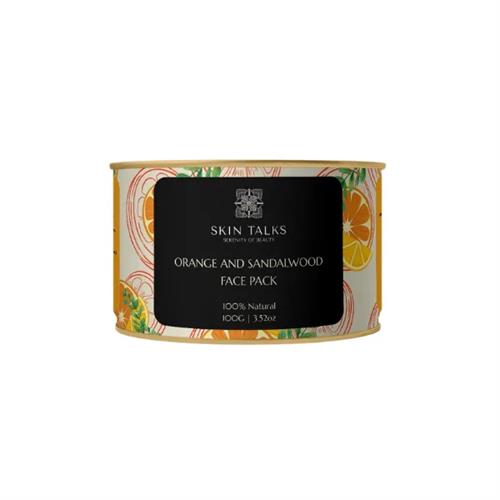 Skin Talks Face Pack Orange & Sandlwood 100G