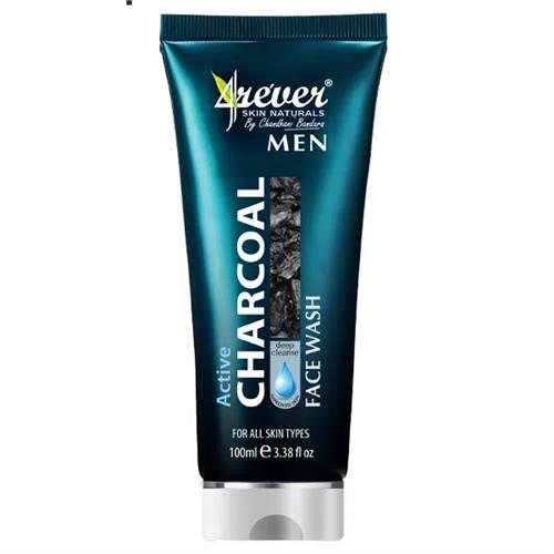 4Ever Face Wash Men'S Charcoal 100Ml