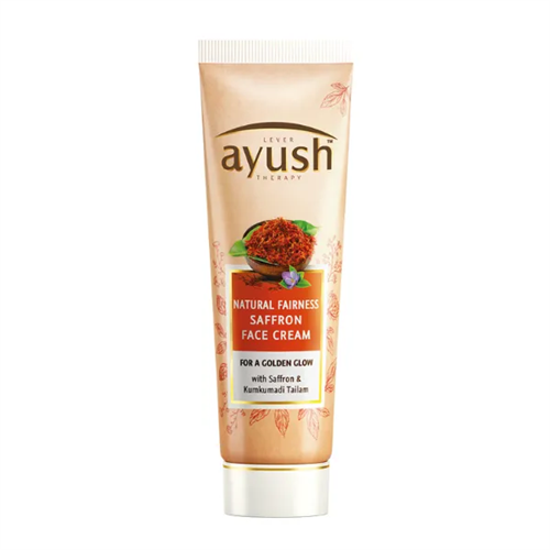 Ayush Natural Glow Saffron Face Cream 50G