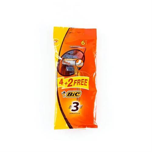 Bic Flex 3 Razor Pivot 3 Blades 2'S Pouch