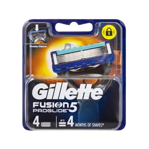 Gillette Fusion Catridge Proglide 4Pcs