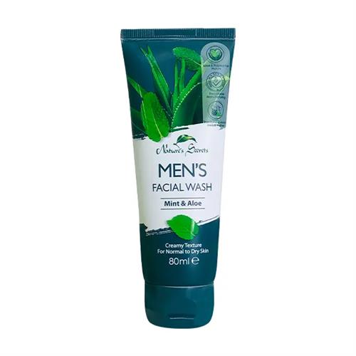 Nature'S Secret MenS Face Wash Mint & Aloe Tube 80 Ml