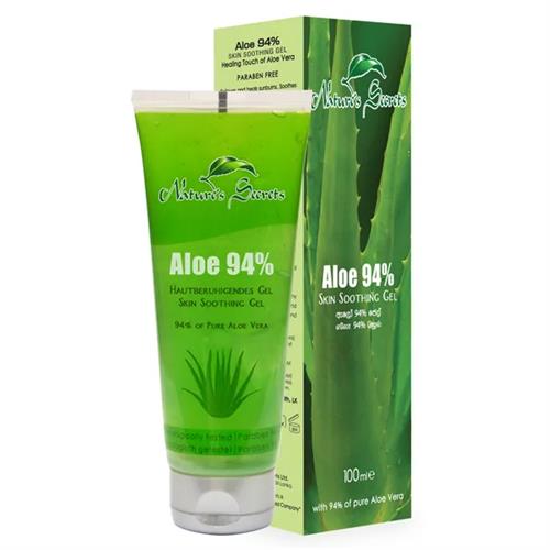 NATURE'S SECRET SKIN SOOTHING GEL ALOE 96% ORGANIC 100ML