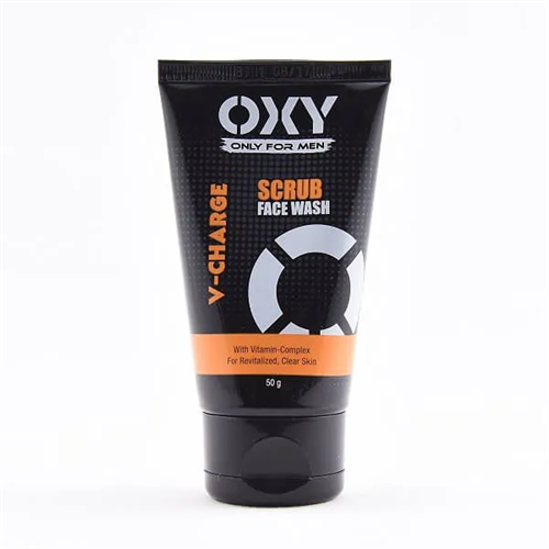 Oxy Face Wash Men V Charge Scrub 50G