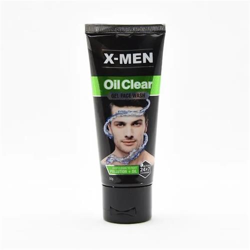 X Men Face Wash Oil Clear Gel 50G