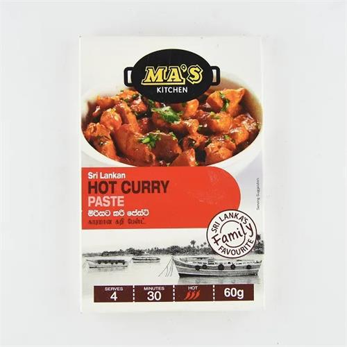 Ma'S Hot Curry Paste 60G