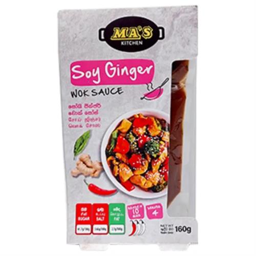 Ma'S Soy Ginger Wok Sauce 160G