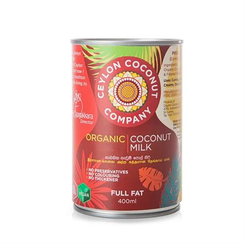 Ceylon Coconut Company Organic Coconut Milk 400Ml