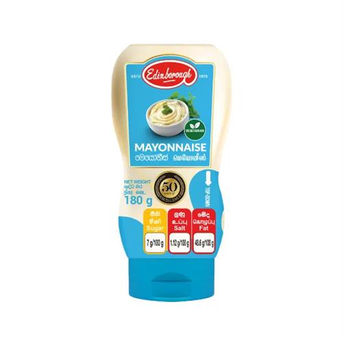 EDINBOROUGH EGGLESS MAYONNIASE 180G