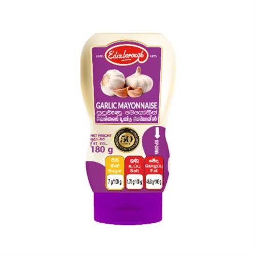 EDINBOROUGH GARLIC MAYONNIASE 180G